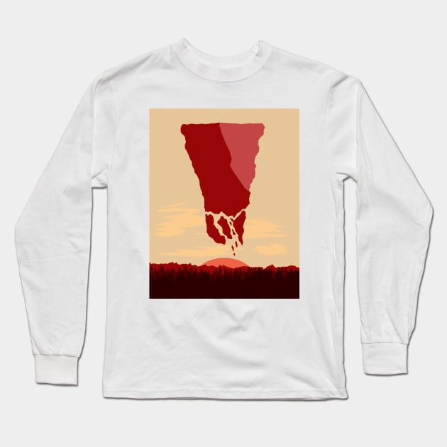 red rock forest Long Sleeve T-Shirt by Simonpeters98